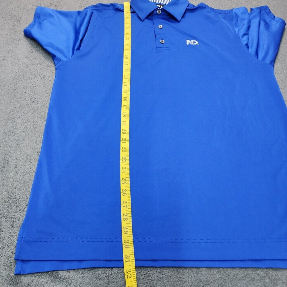 Footjoy Polo Shirt Men's Royal  Blue Short Sleeve Size L - Picture 8 of 12